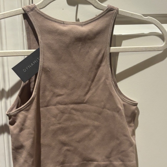 Dynamite light brown tank top never worn size medium - Picture 2 of 4
